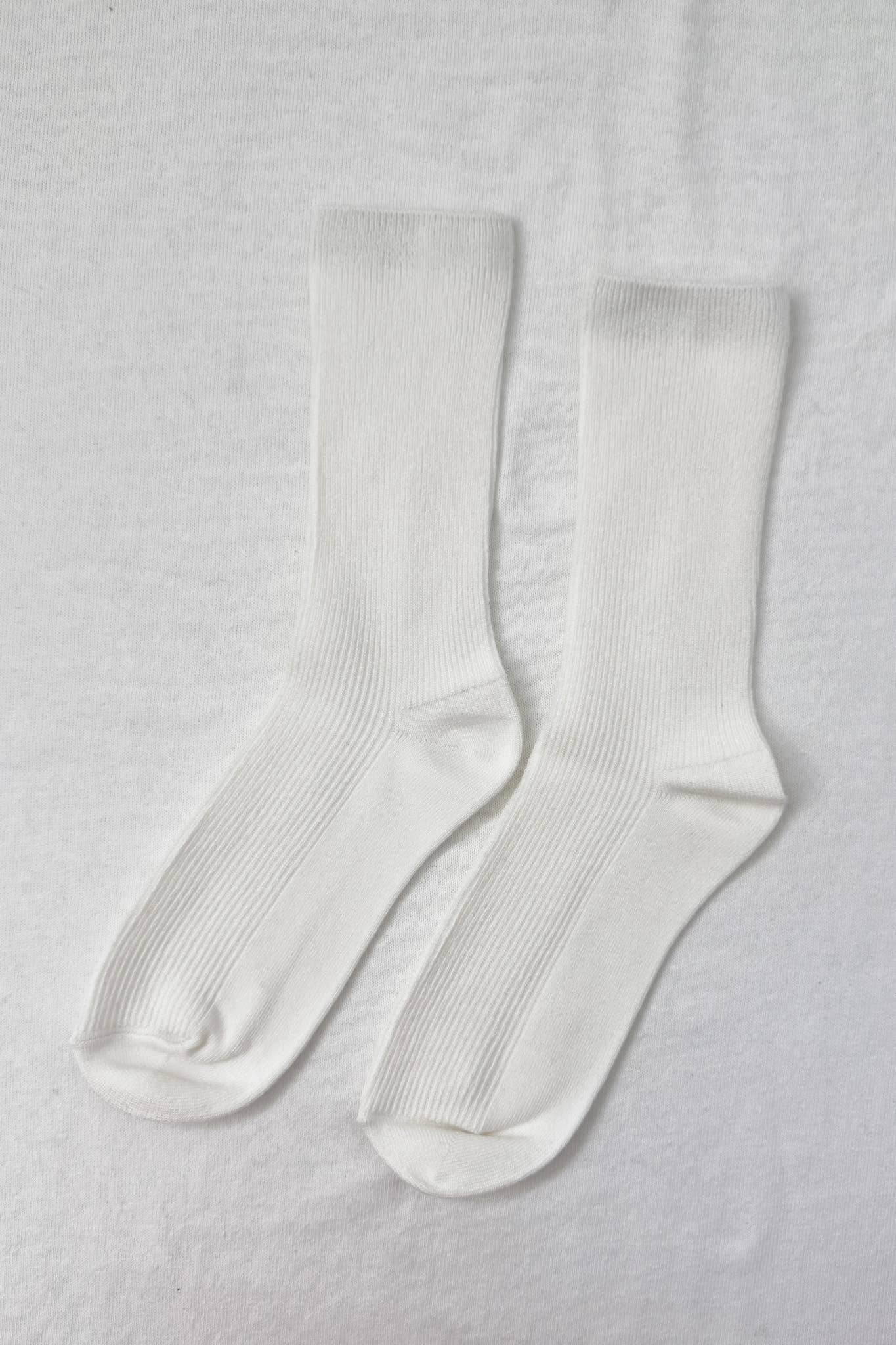 Trouser Socks, Classic White