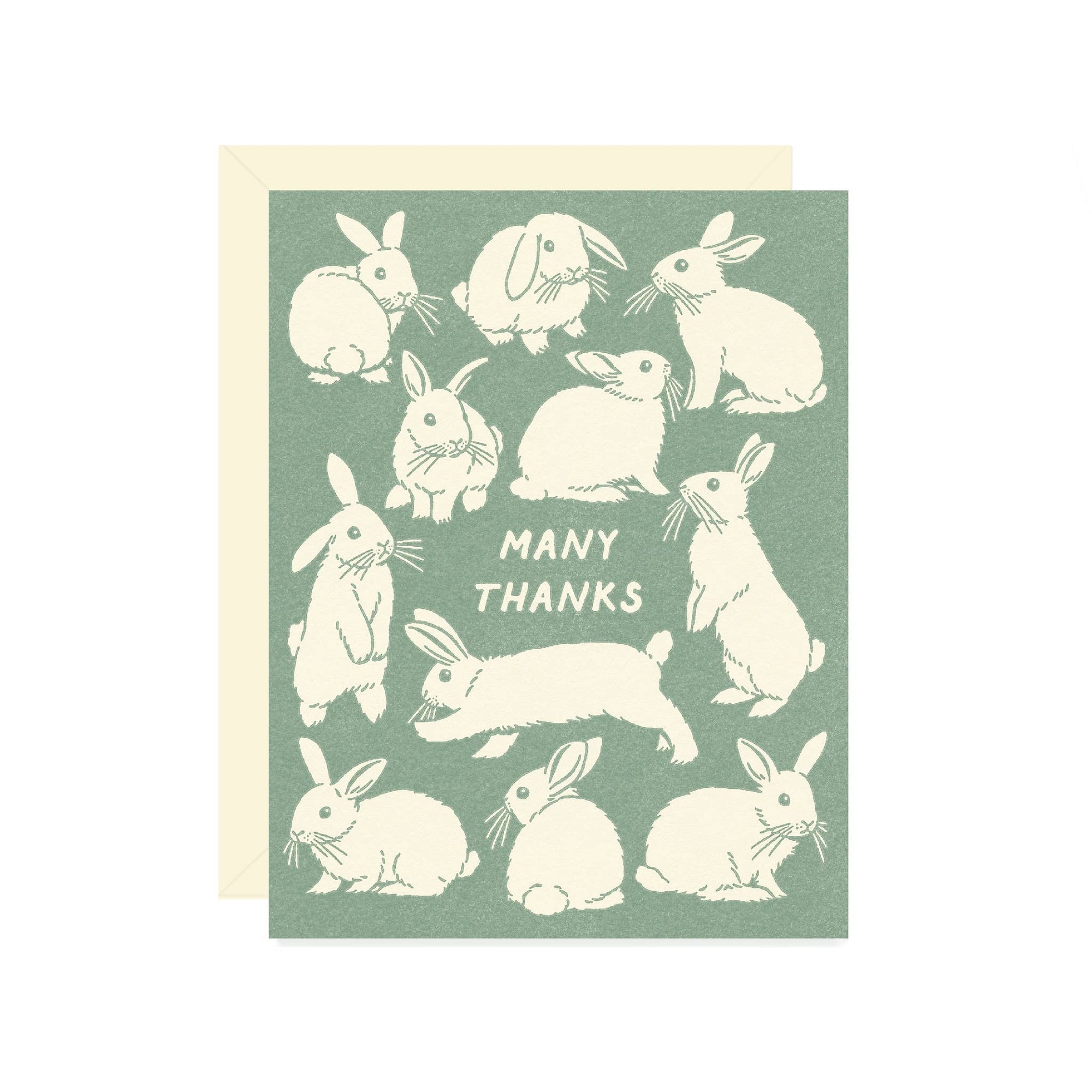 Bunch of Bunnies Thank You Card
