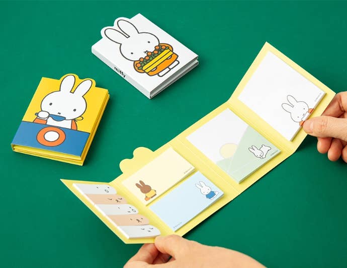 Miffy 4-Fold Sticky Memo Set