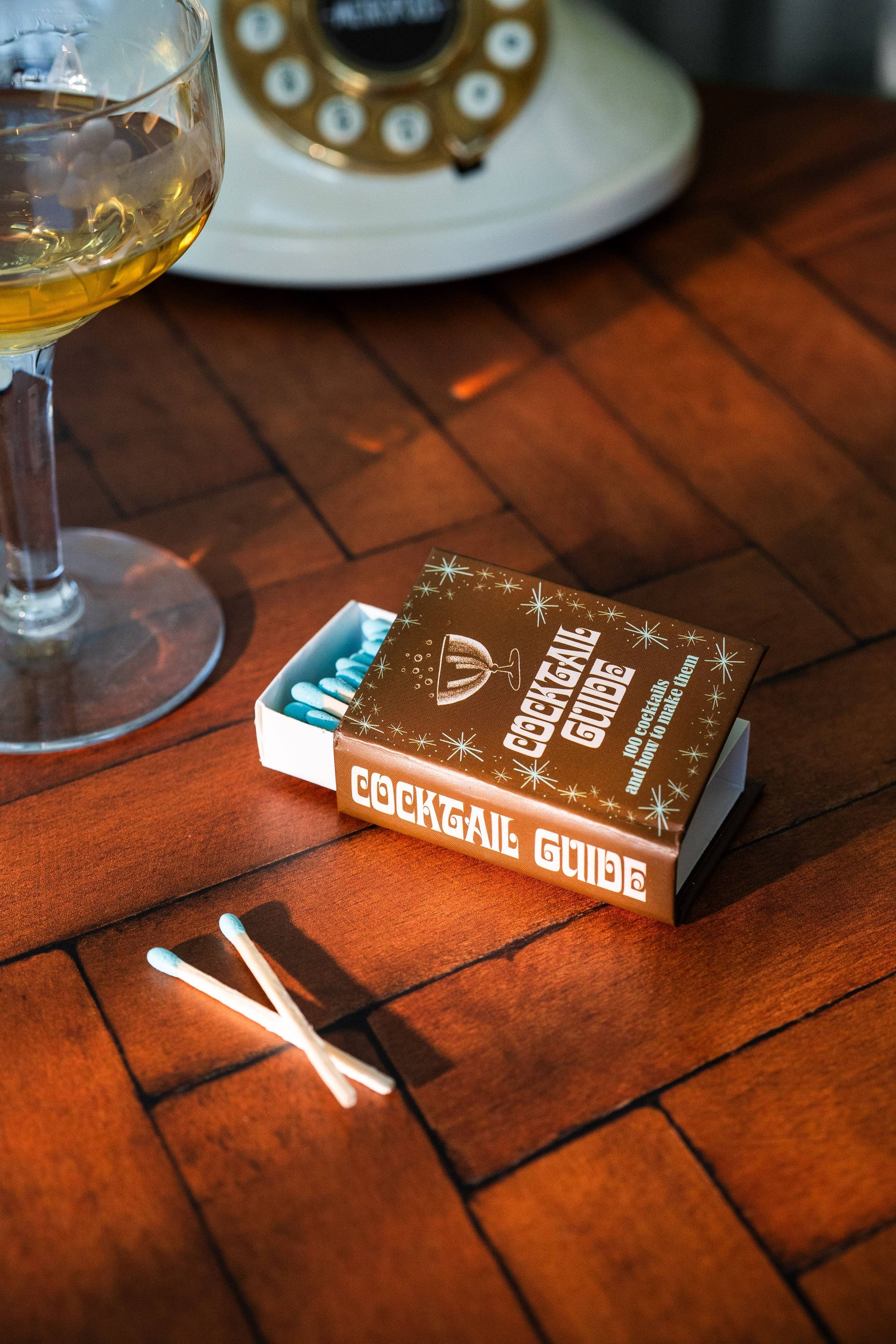 Cocktail Guide Book Matches