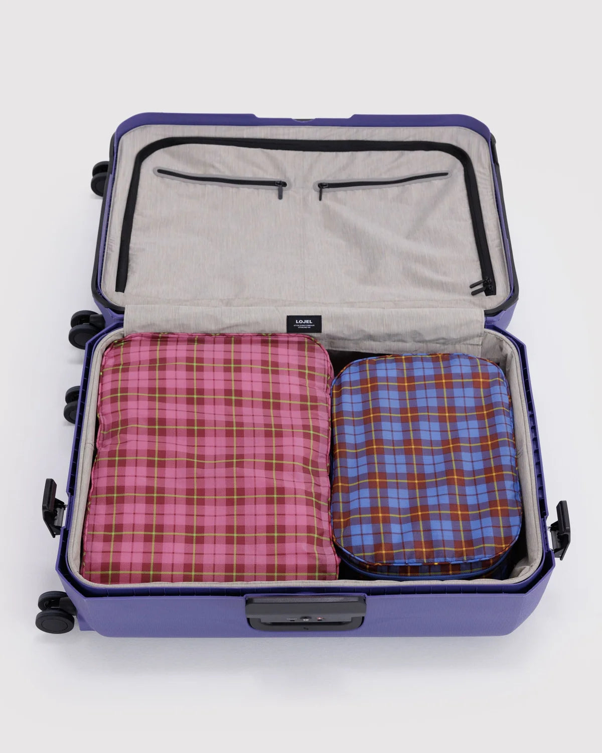 Large Packing Cube Set, Check Mix