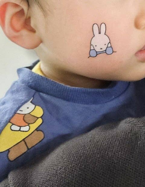 Miffy Temporary Tattoo Sheet