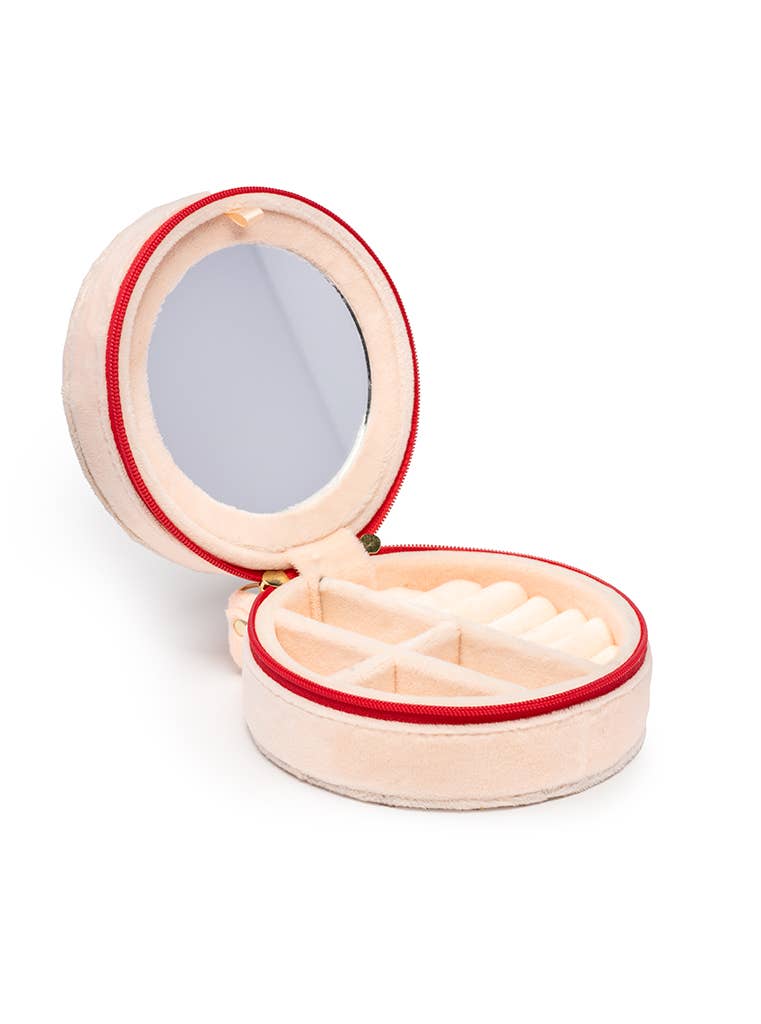 Jewelry Travel Organizer, Cherry Cream