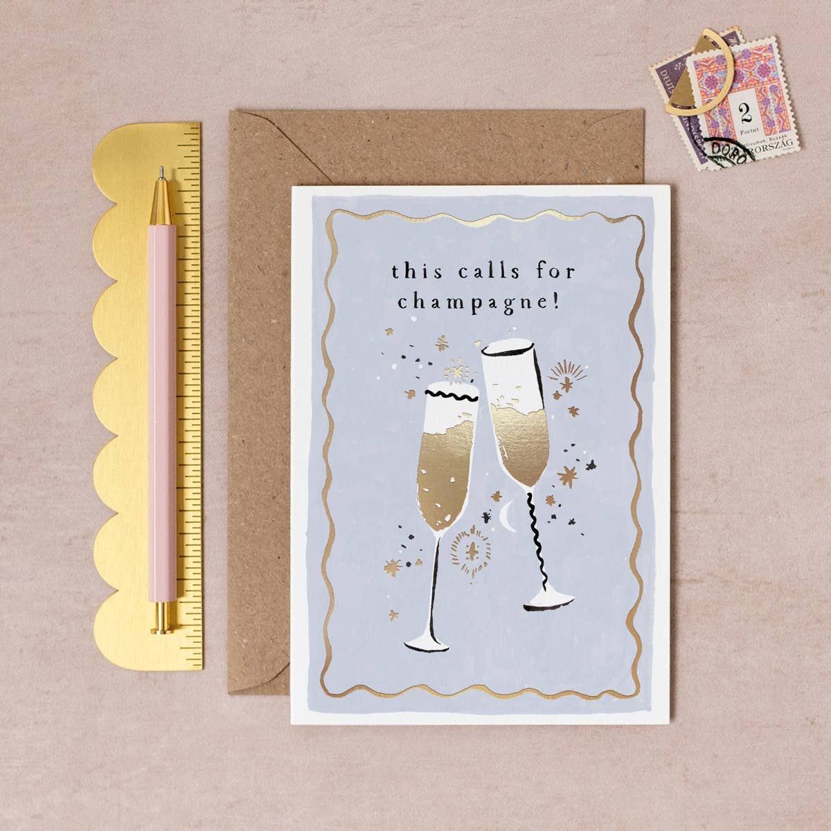 This Calls For Champagne Card