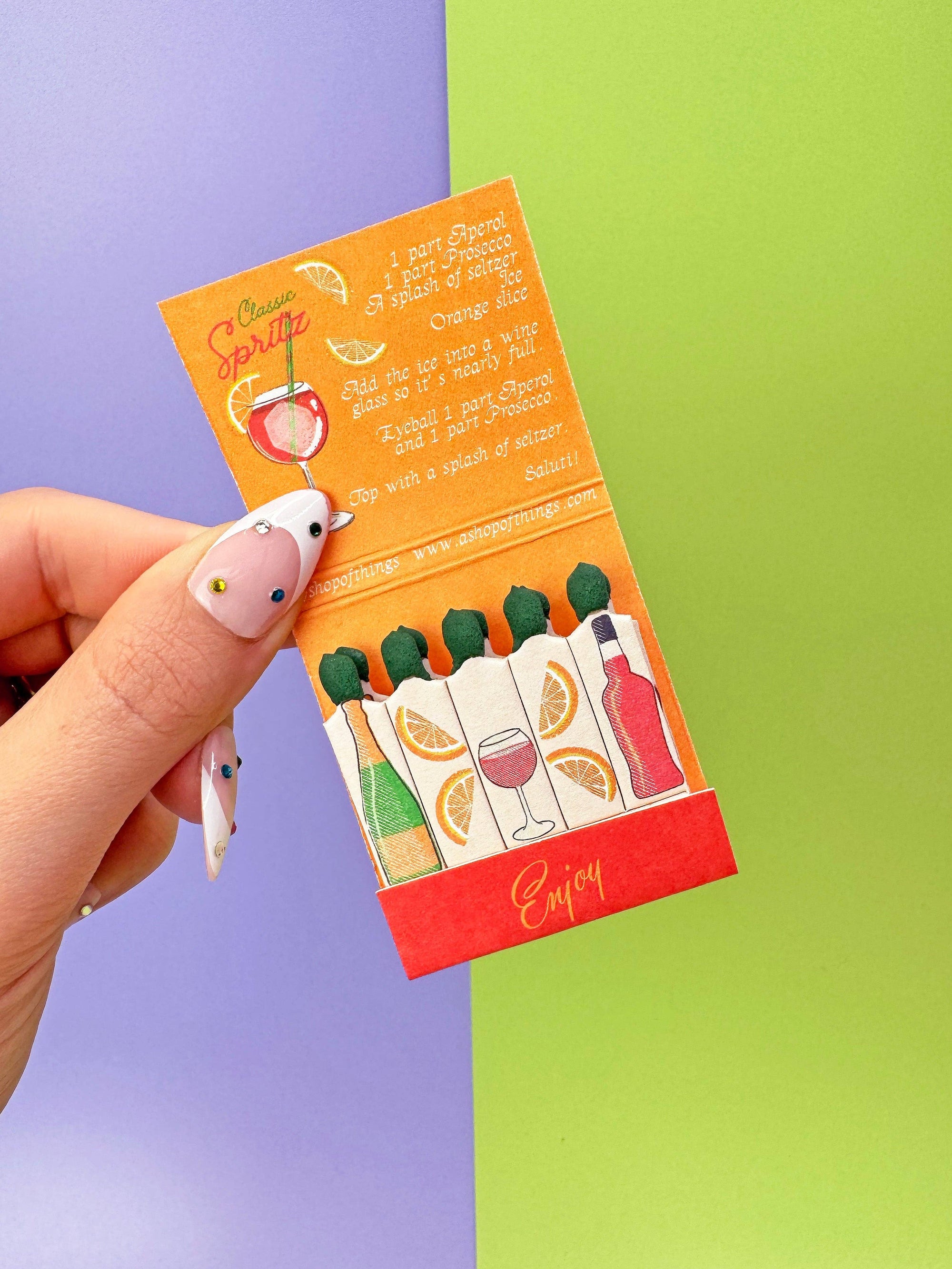 Spritz Matchbook