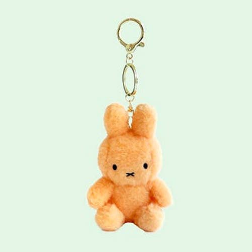 Fluffy Miffy Keychain, Orange