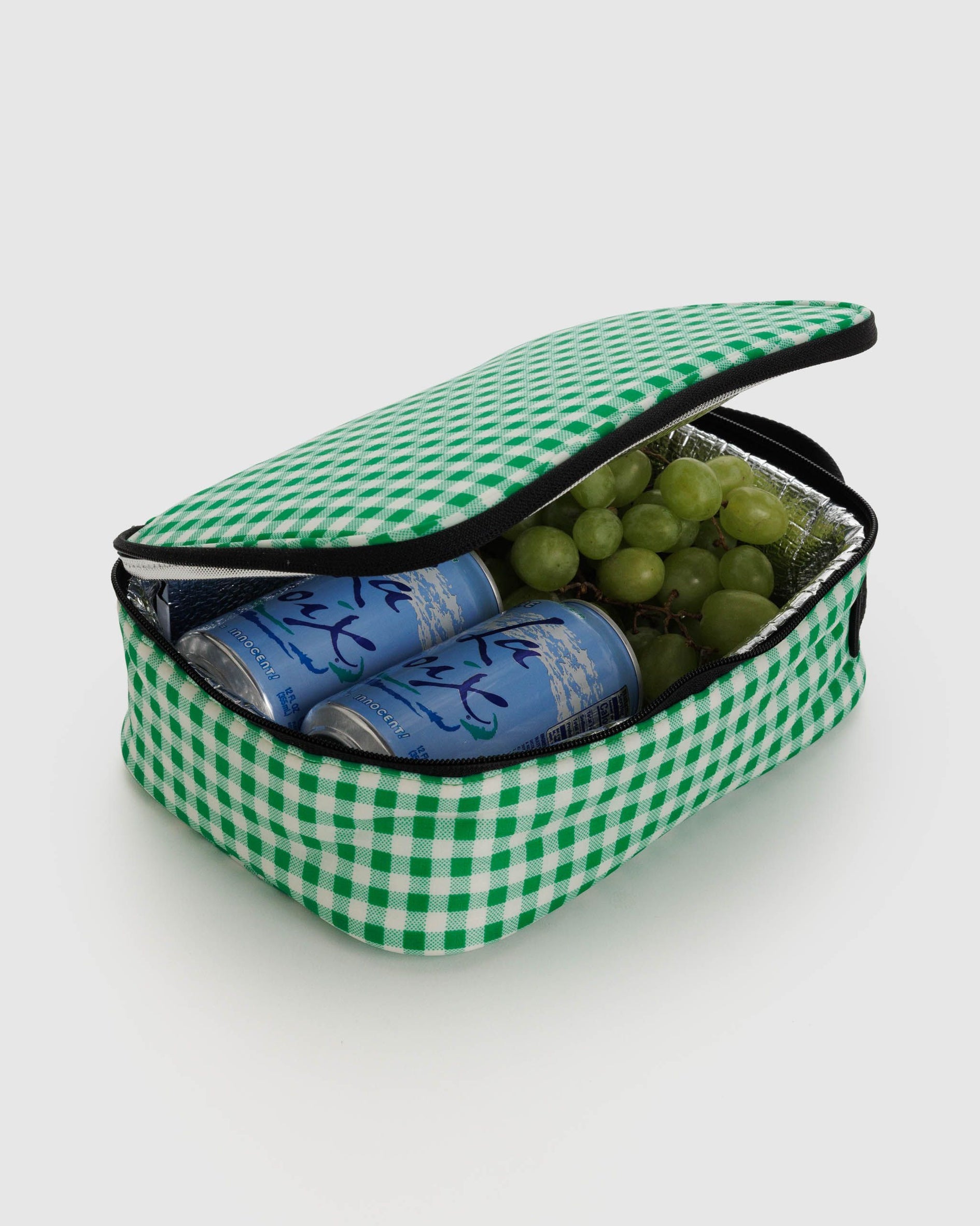 Lunch Box, Green Gingham