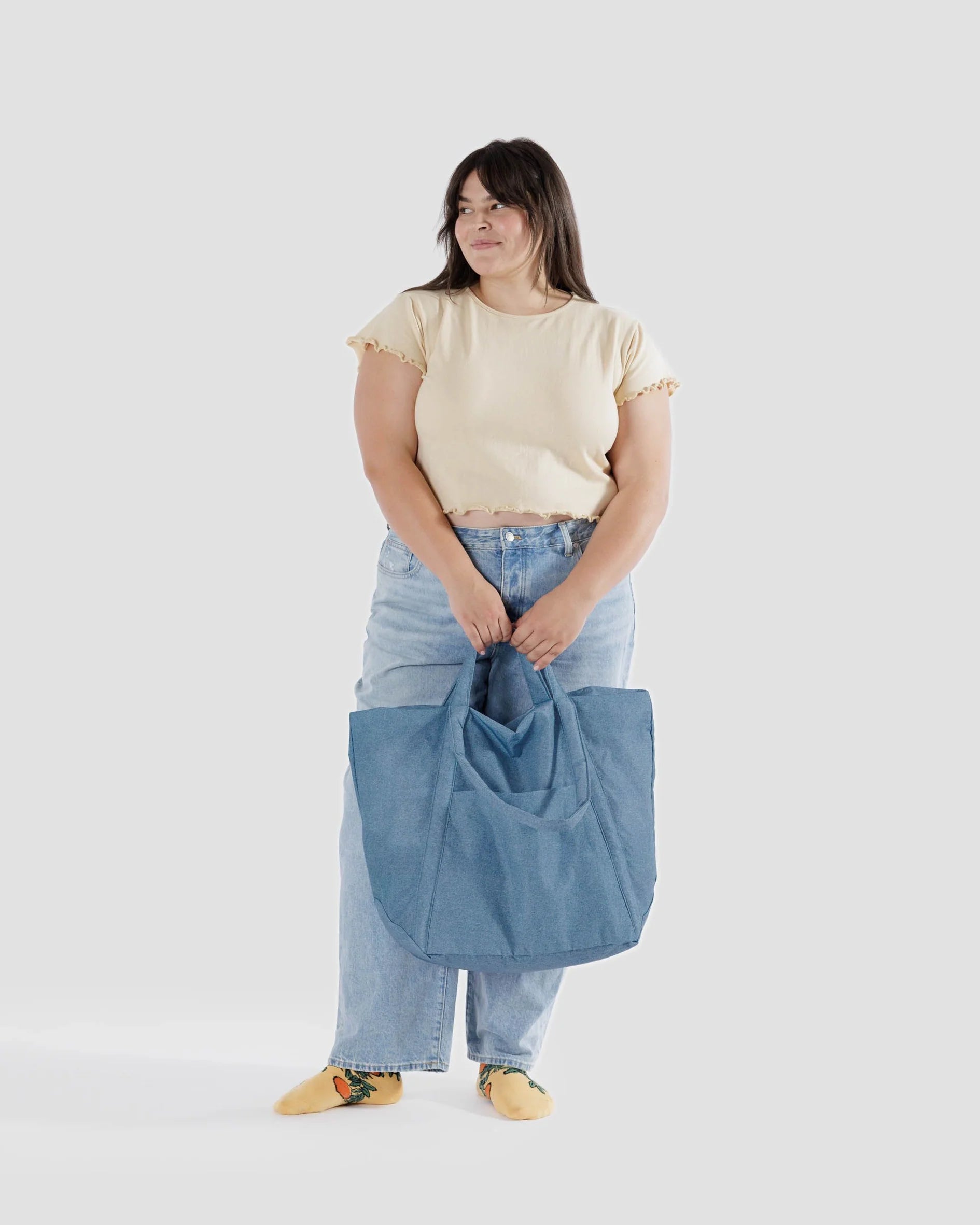 Travel Cloud Bag, Digital Denim