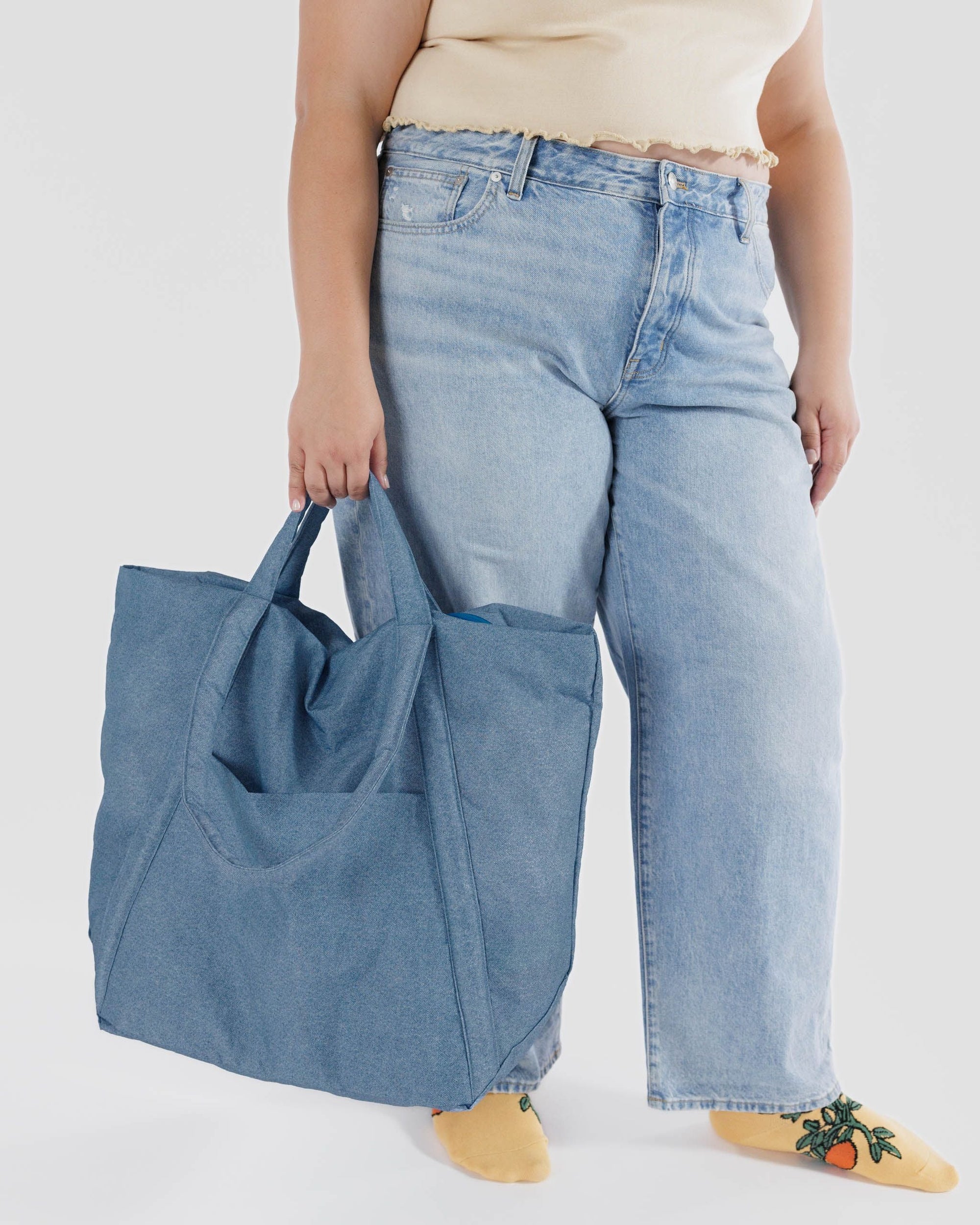 Travel Cloud Bag, Digital Denim