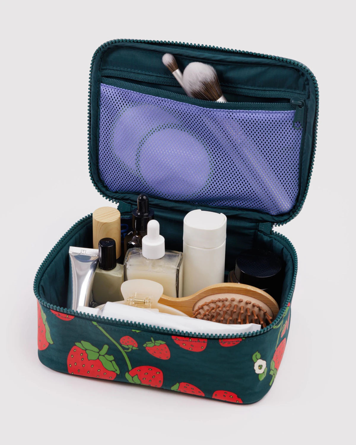 Small Cosmetic Case, Strawberry Blossom