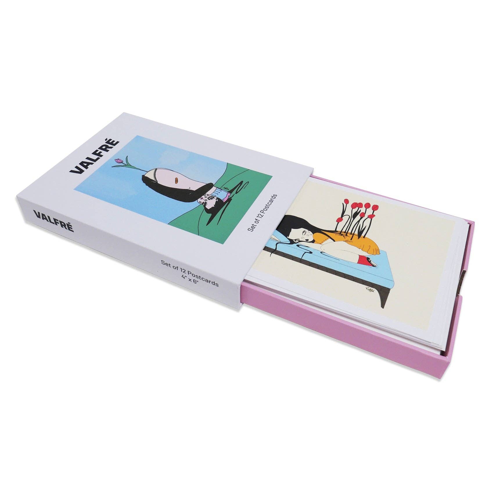 Valfre Postcards, Set of 12
