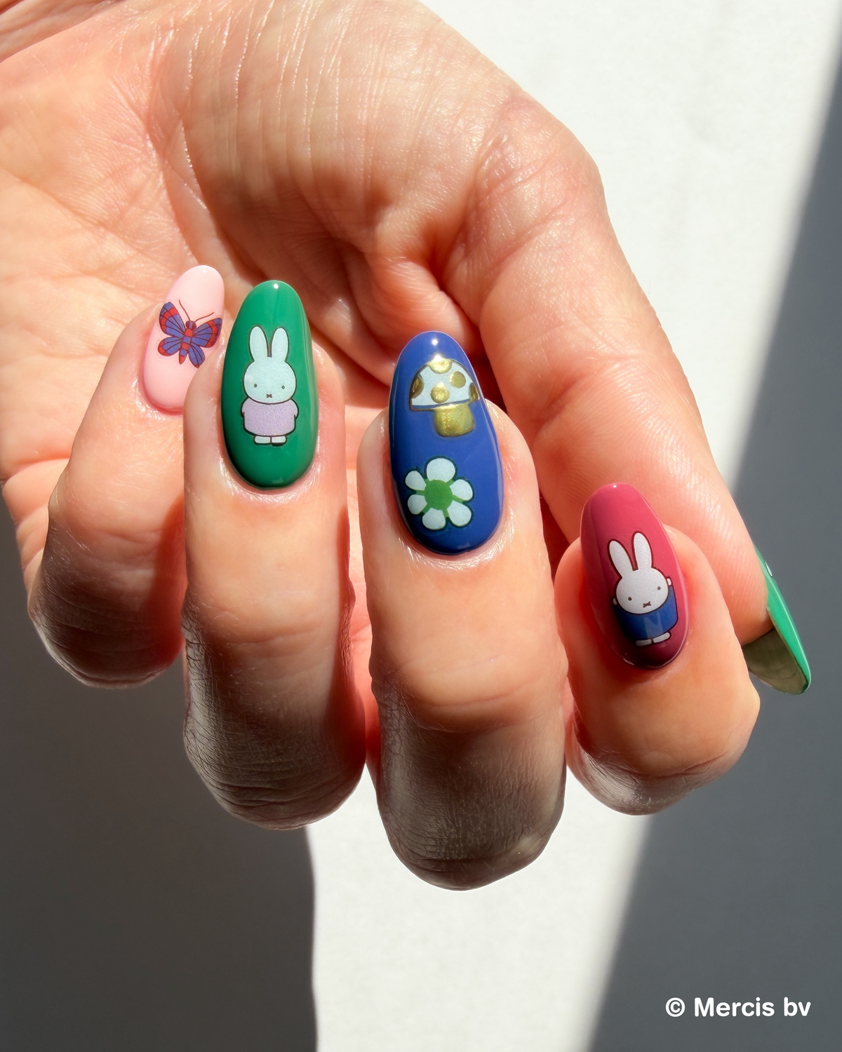 Nail Art Stickers, Miffy's Mushroom
