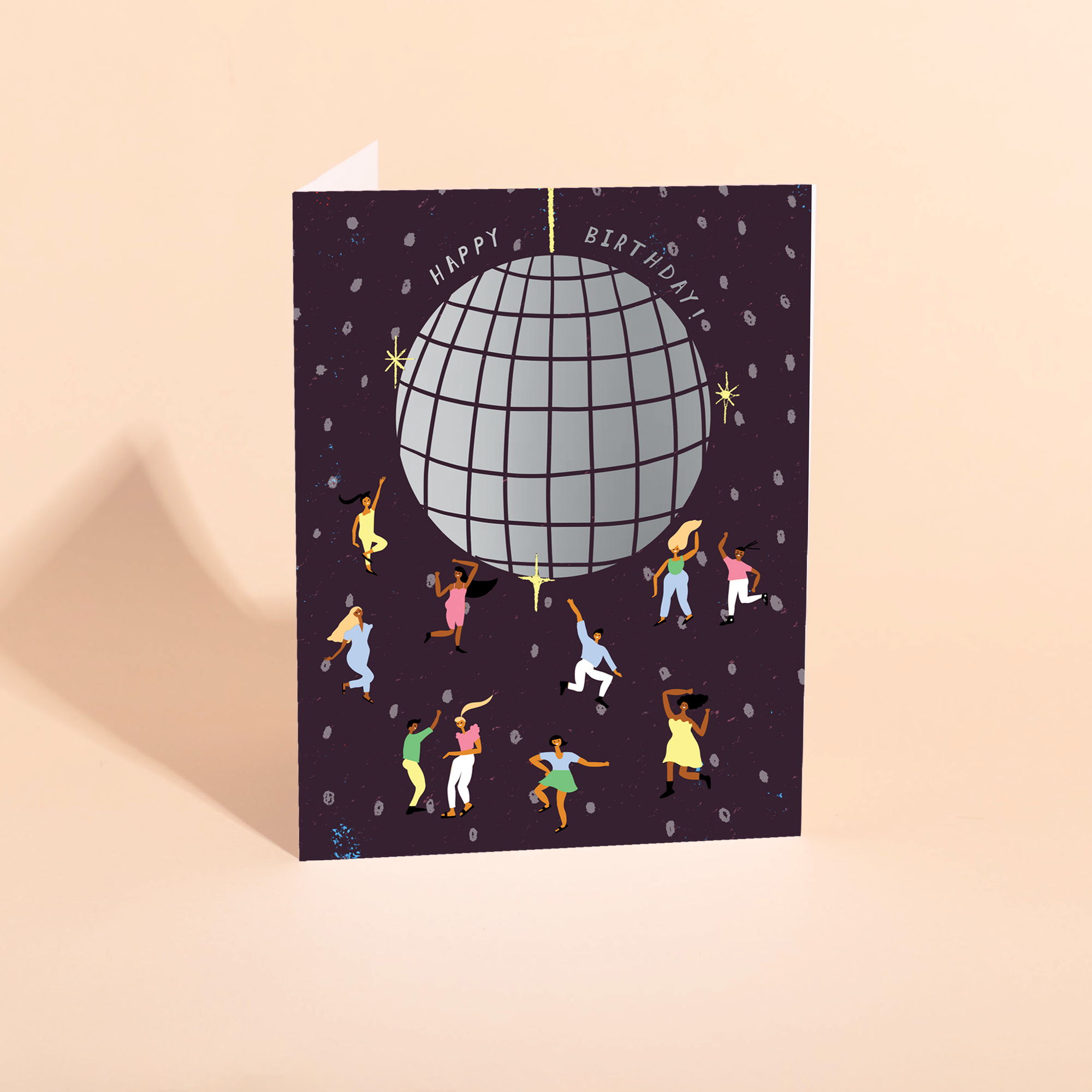 Disco Ball Birthday Card