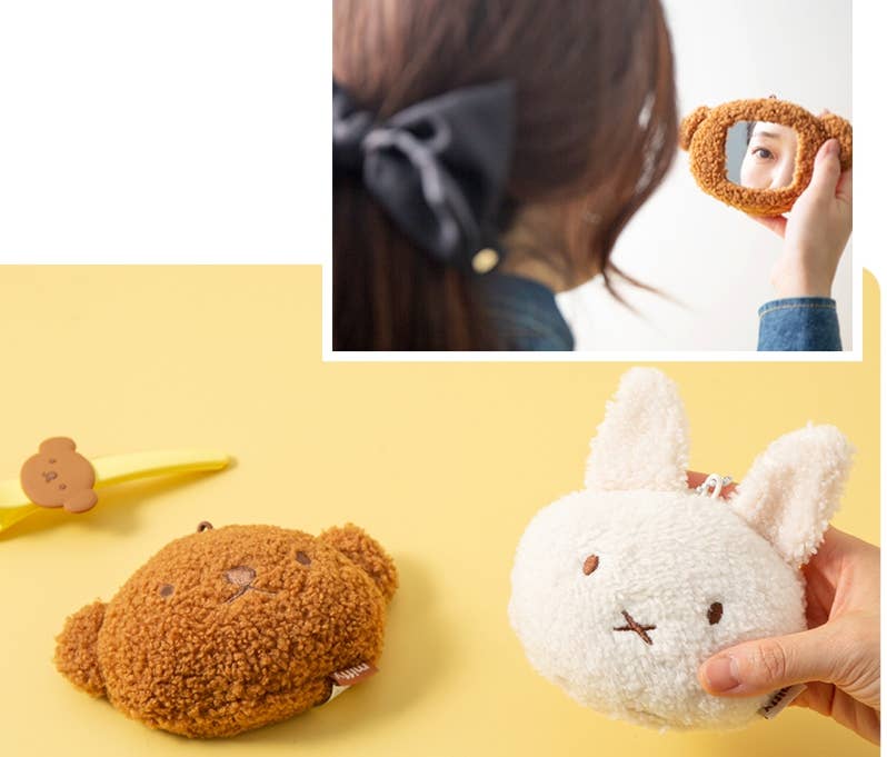 Boris Plush Mirror Keychain