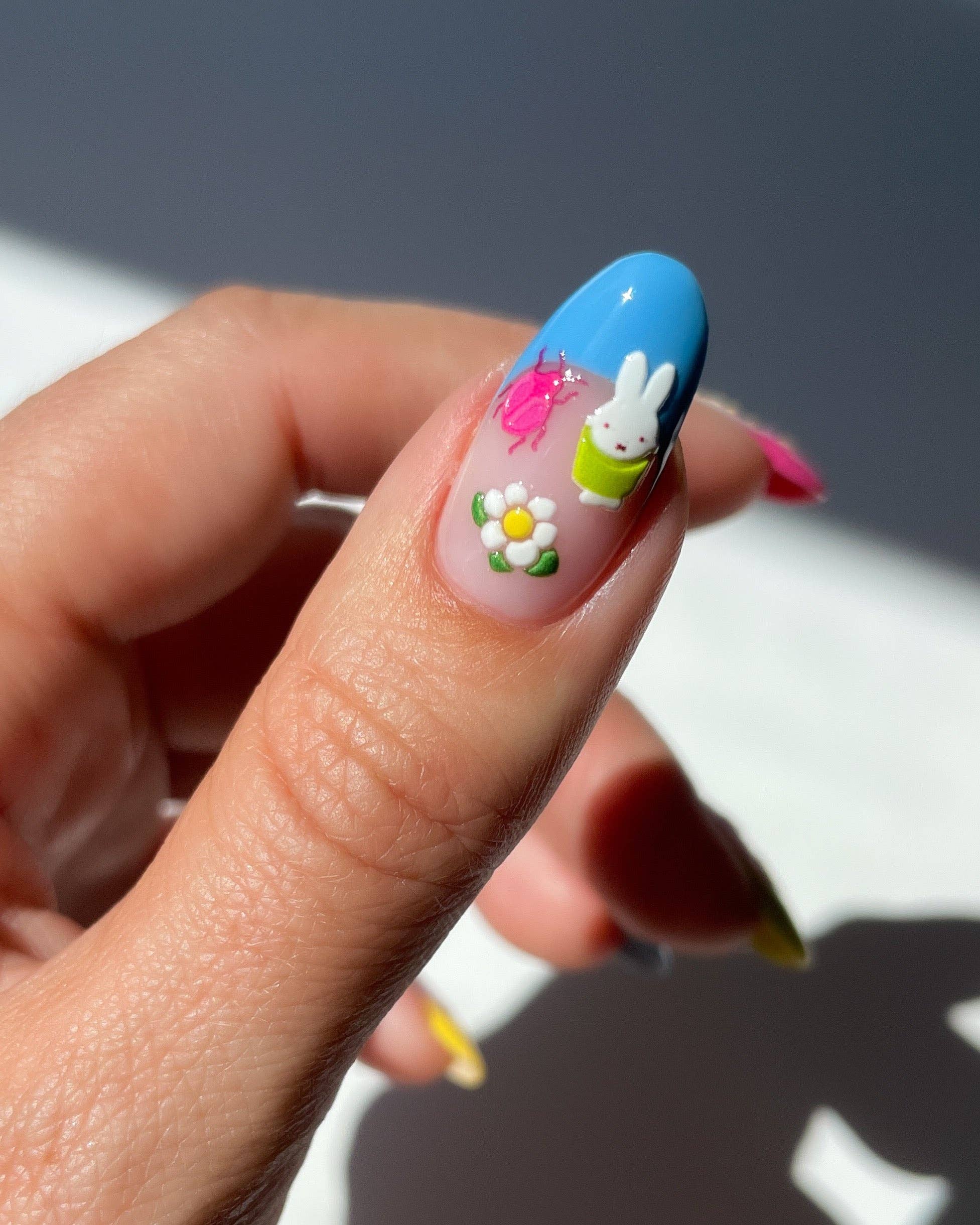 Nail Art Sticker, Miffy in the Meadow