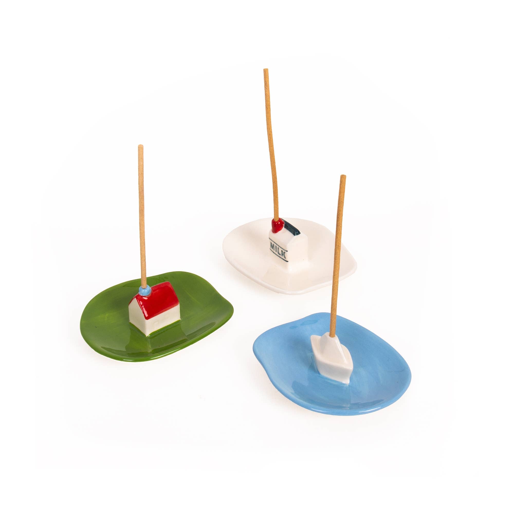 Milk Cart Incense Burner