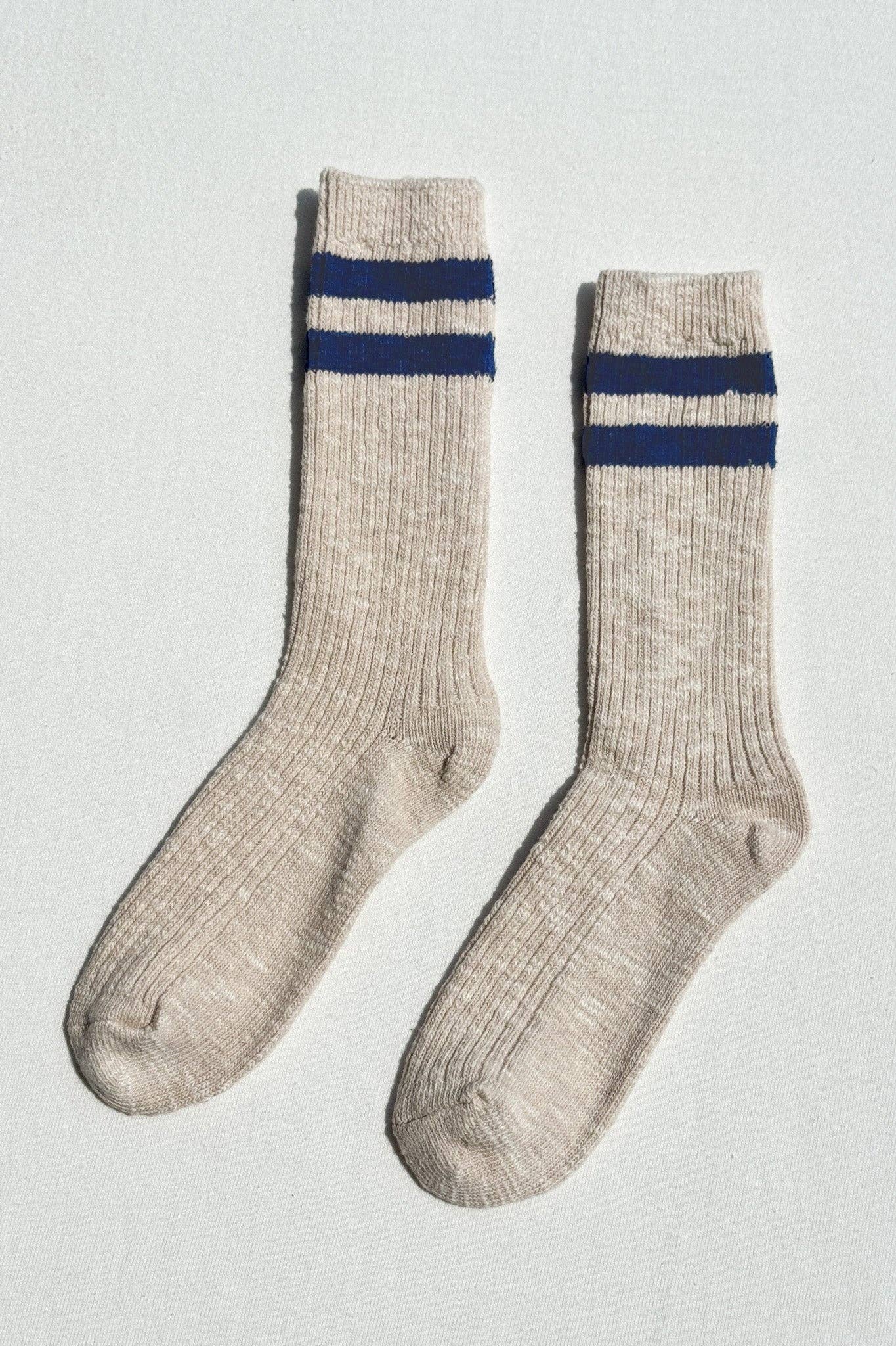 Cottage Varsity Socks, Green Varsity