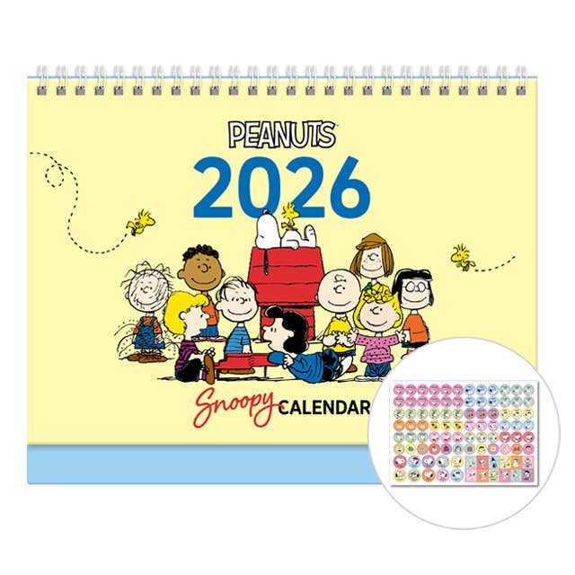 Peanuts Snoopy 2026 Desk Calendar