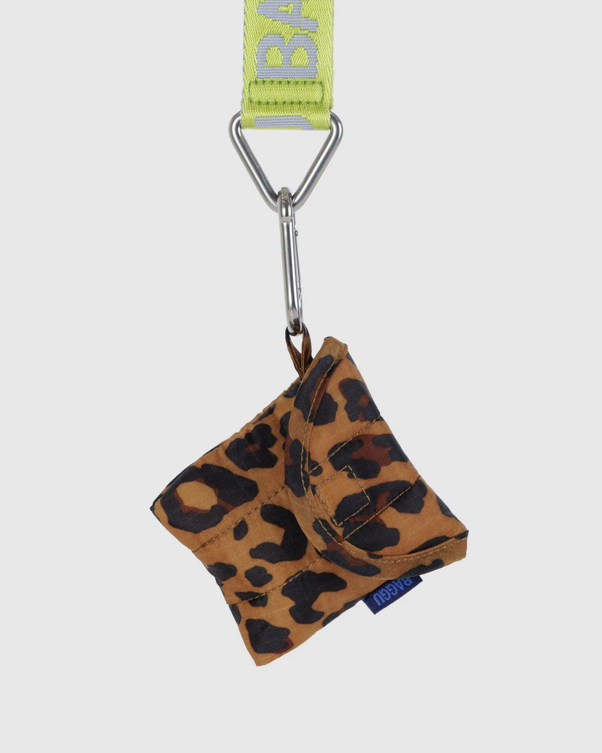 Puffy Earbuds Case, Leopard