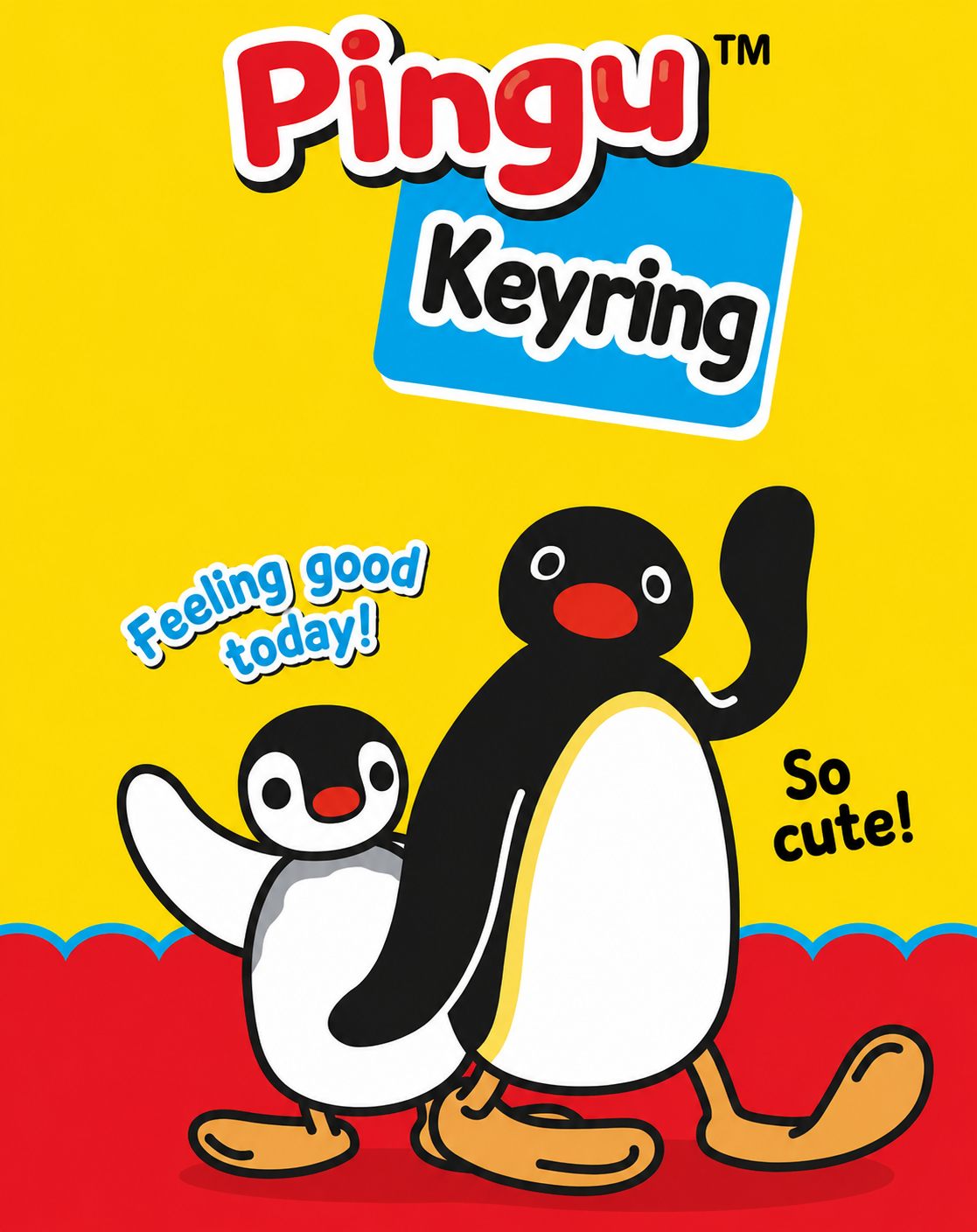 Pingu 3D Keyring Random Box