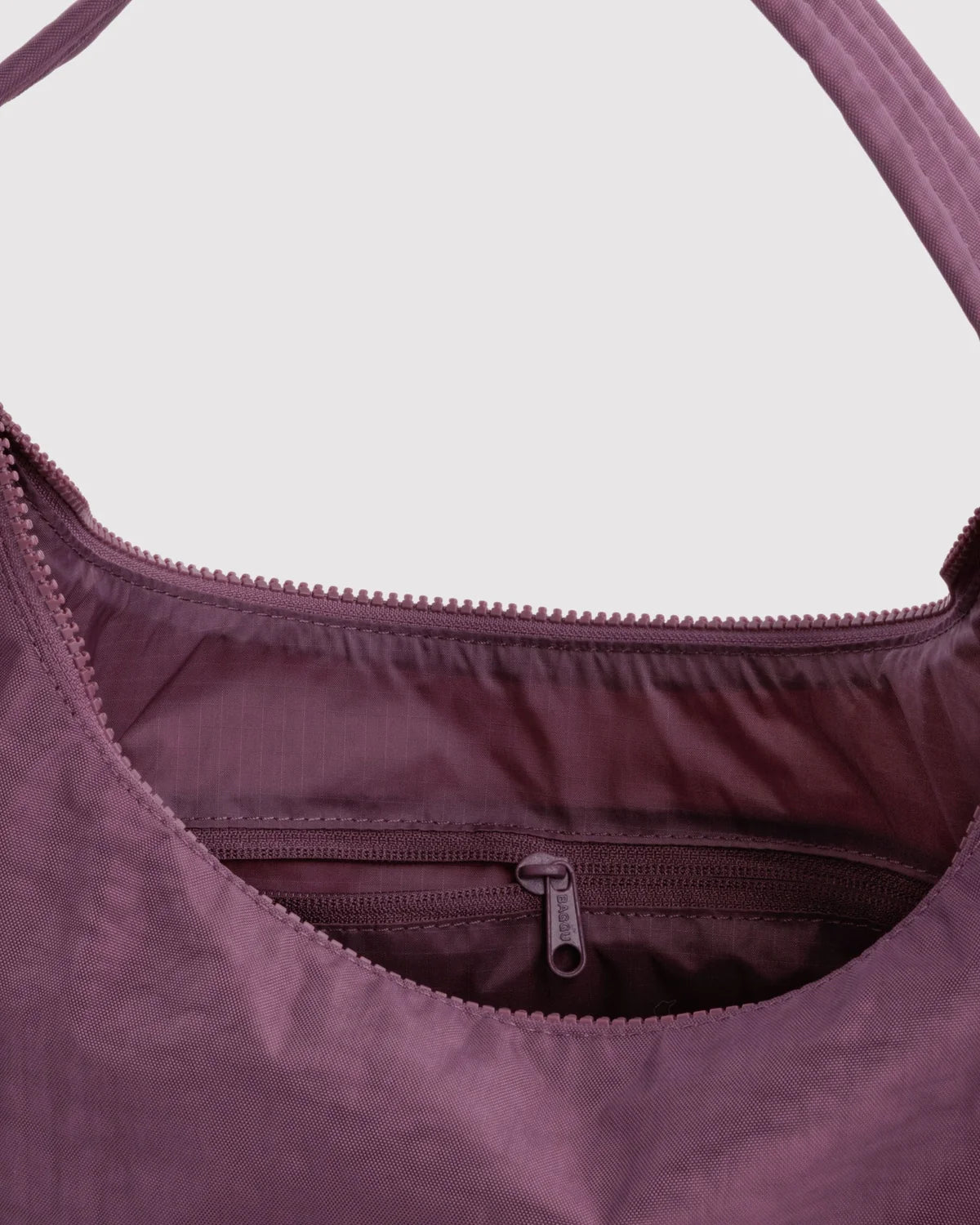 Nylon Shoulder Bag, Wild Plum