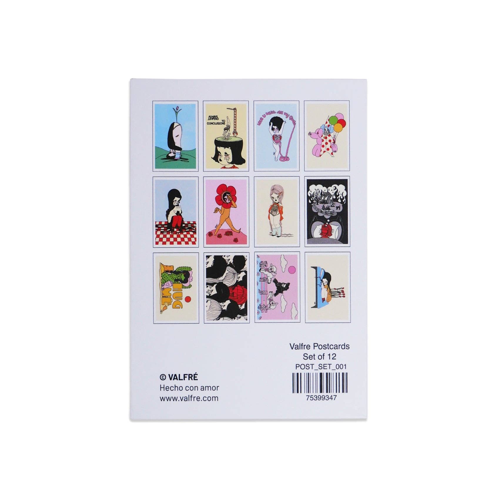 Valfre Postcards, Set of 12