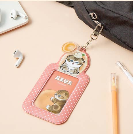Mofusand Photo Card Multi Keyring, Bread