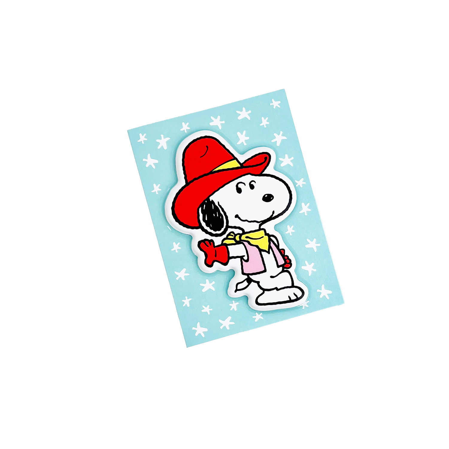 Cowpoke Snoopy Greeting Card