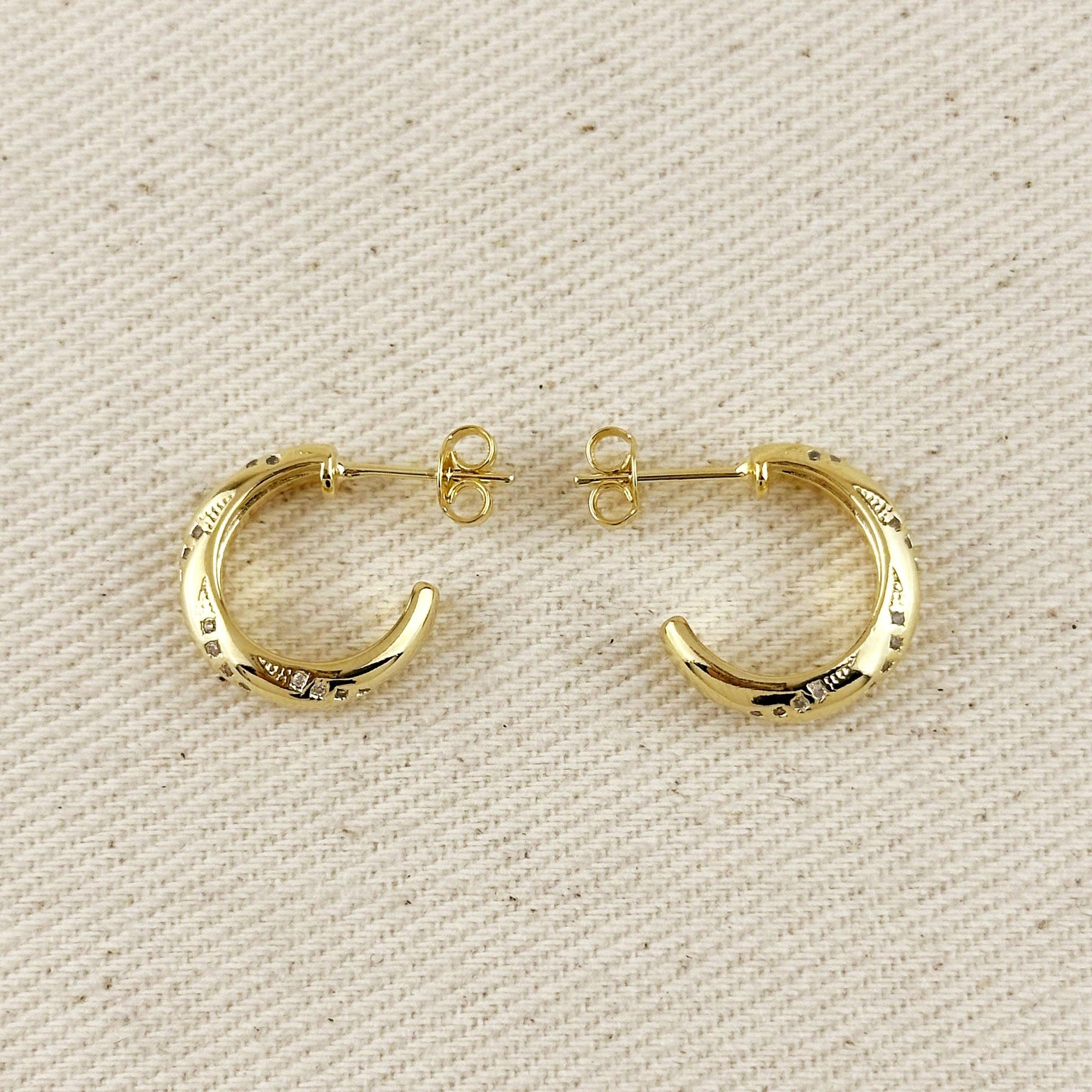 Ribbon Hoop Earring