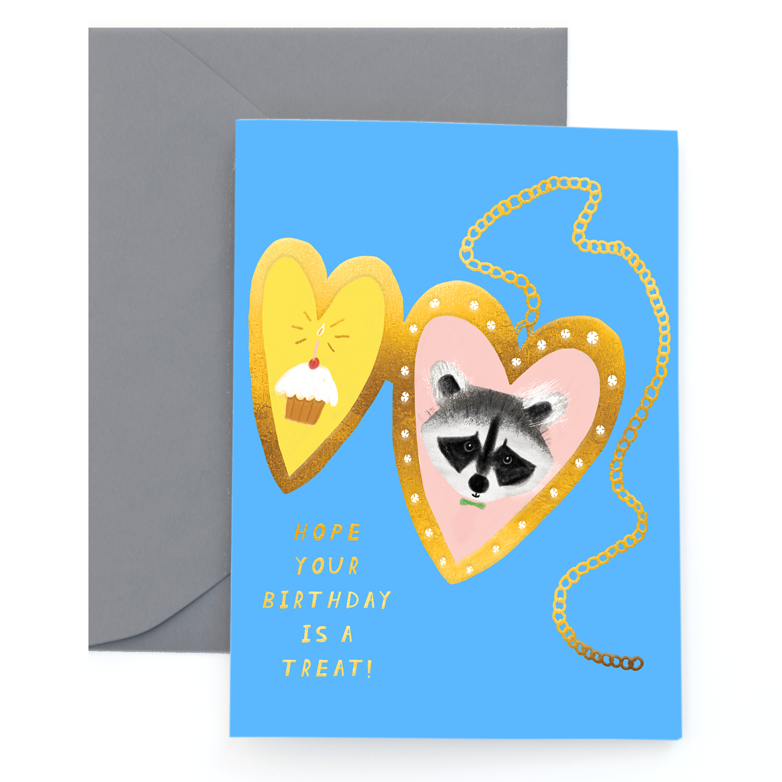 Raccoon Pal Birthday Card