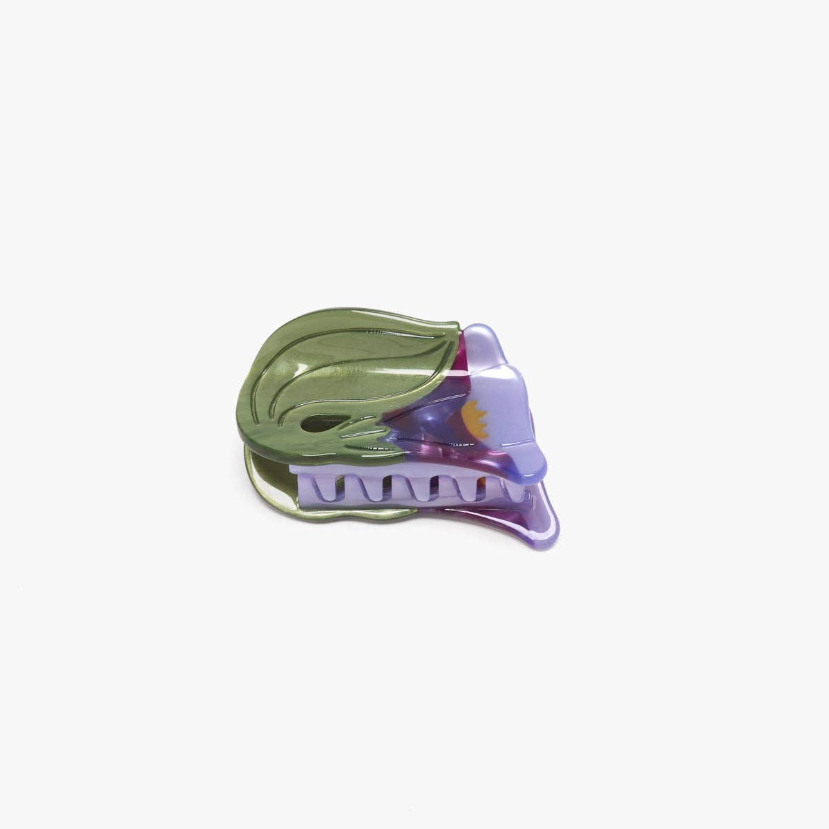 Morning Glory Purple Flower Small Hair Claw