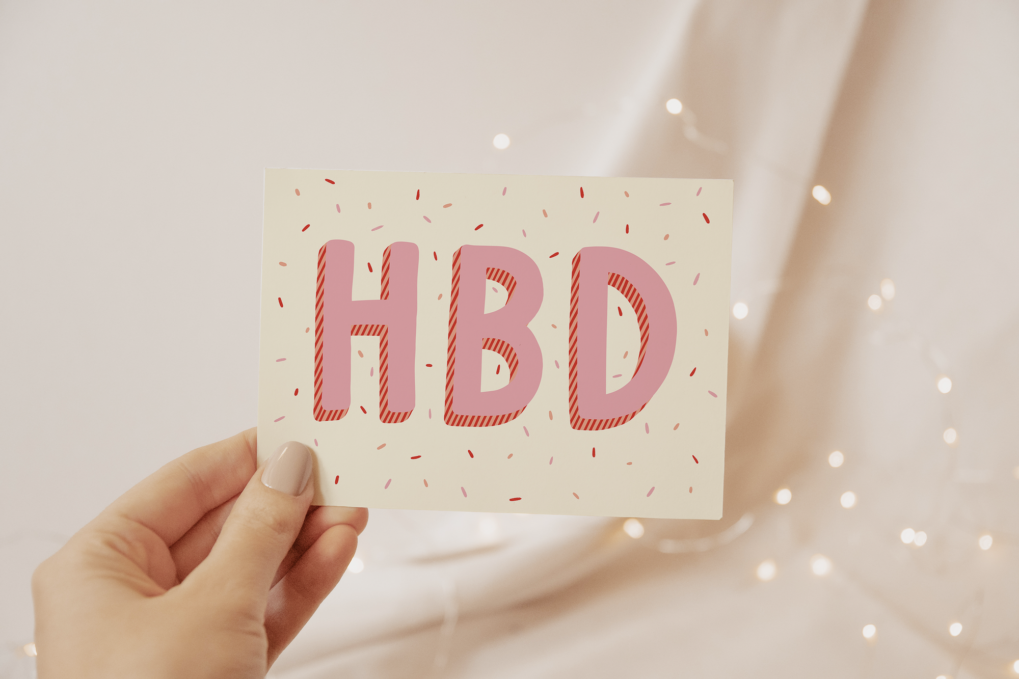 Happy Birthday Sprinkles Card