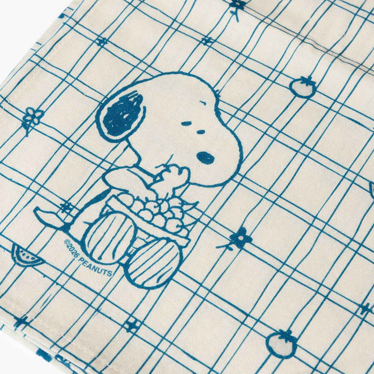 Snoopy Cherry Basket Tea Towel