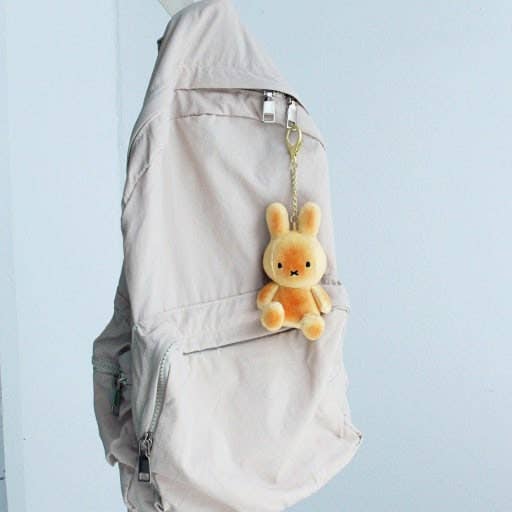 Miffy Keychain, Baked Brown