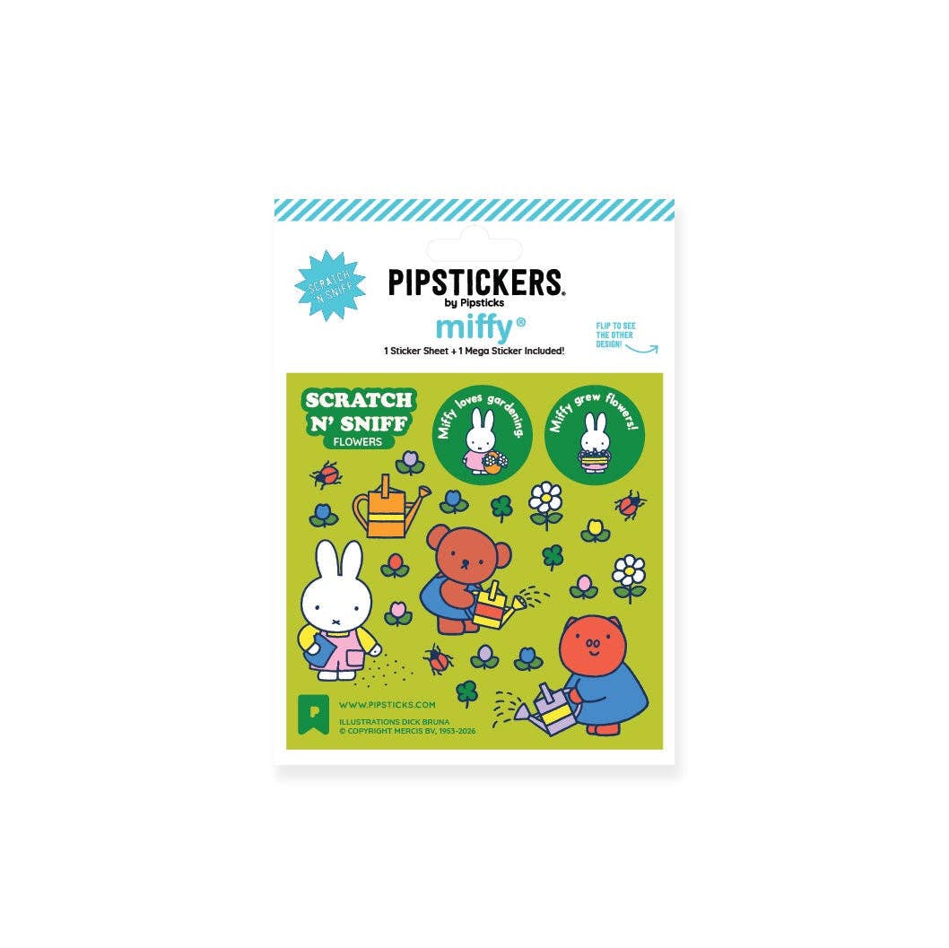 Miffy Loves Gardening Scratch 'n Sniff Sticker Sheet