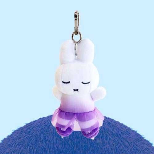 Purple Miffy Keychain Buy The Miffy ECO Fuzzy Bag Charm In Lilac Bon Ton Toys