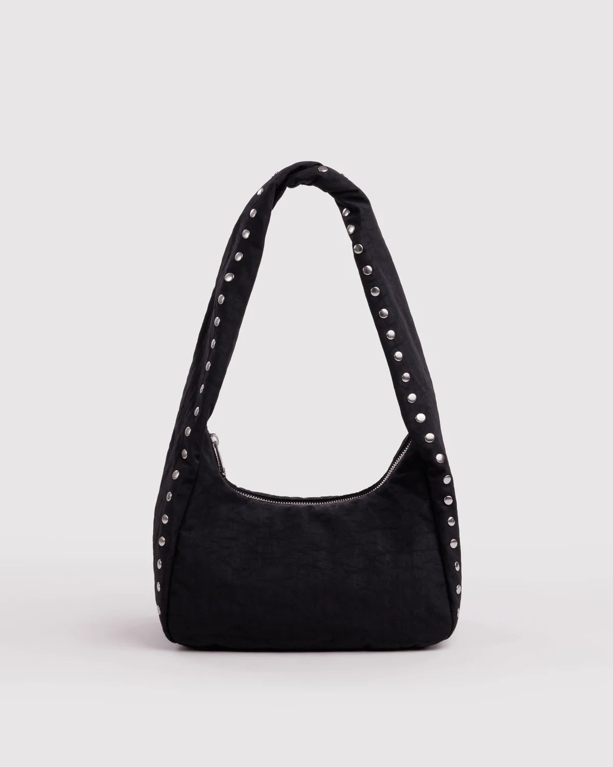 Small Nylon Meringue Bag, Studs