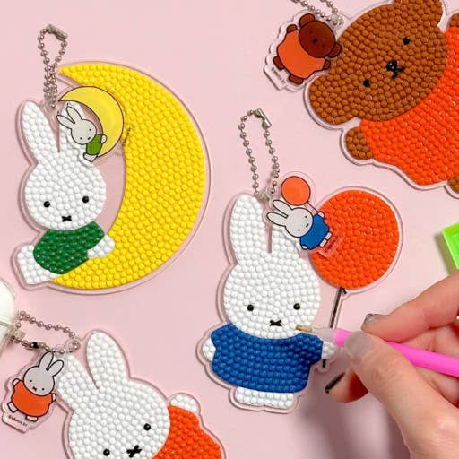 Miffy DIY Painting Keychain Kit