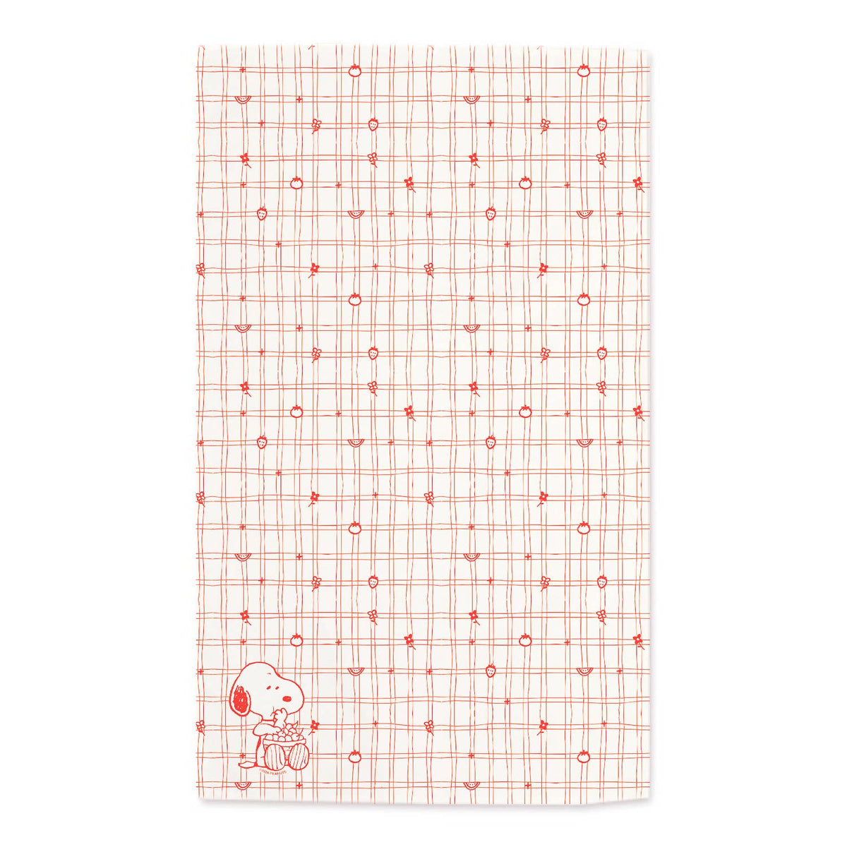 Snoopy Cherry Basket Tea Towel