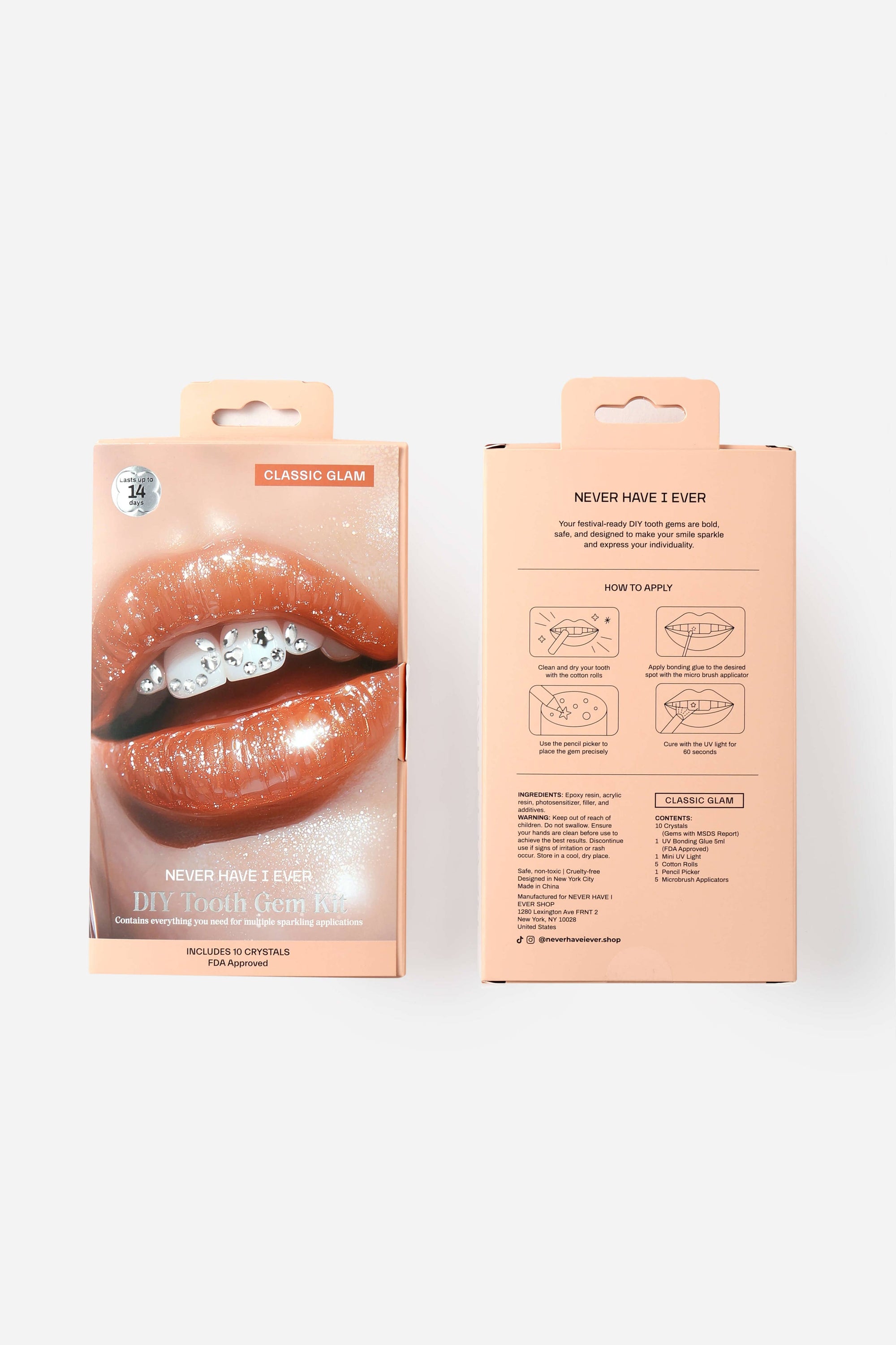 DIY Tooth Gem Kit, Classic Glam
