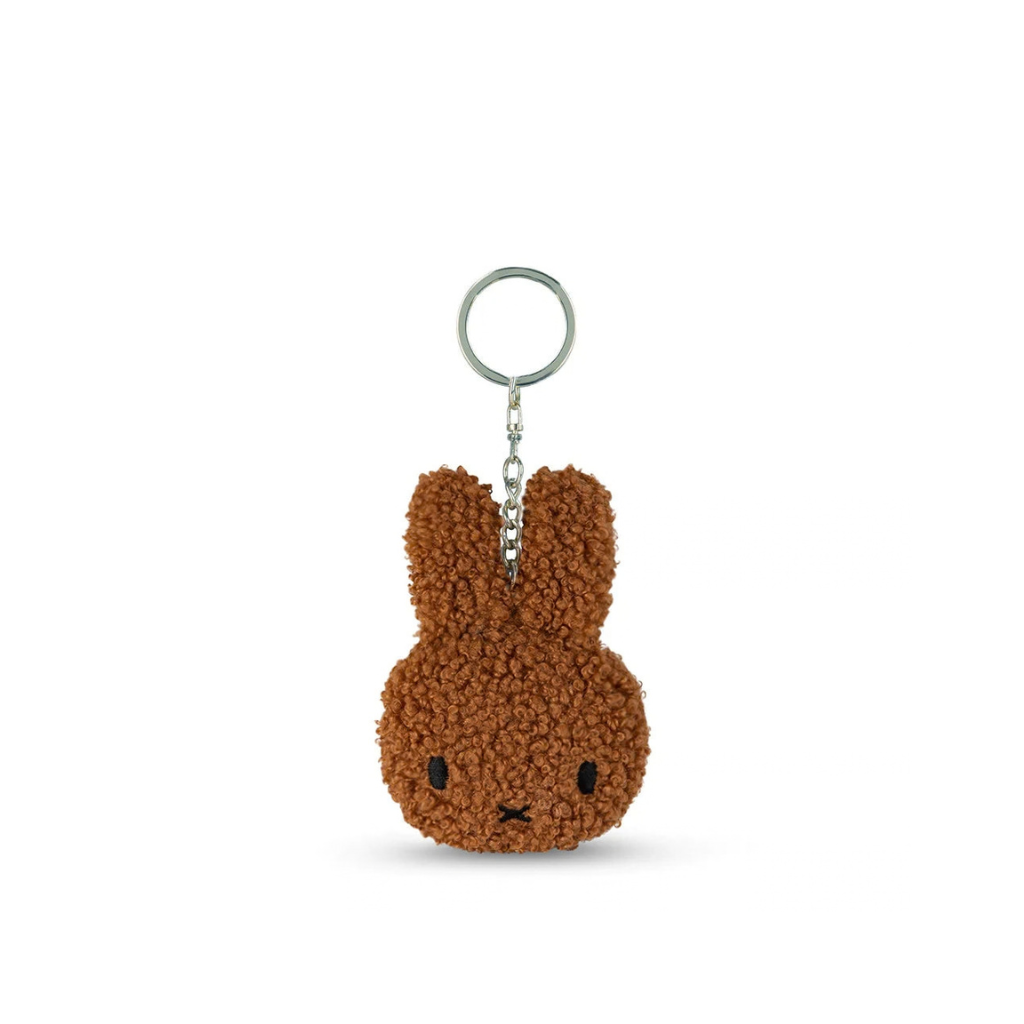 Miffy Flat Keychain, Teddy Cinnamon