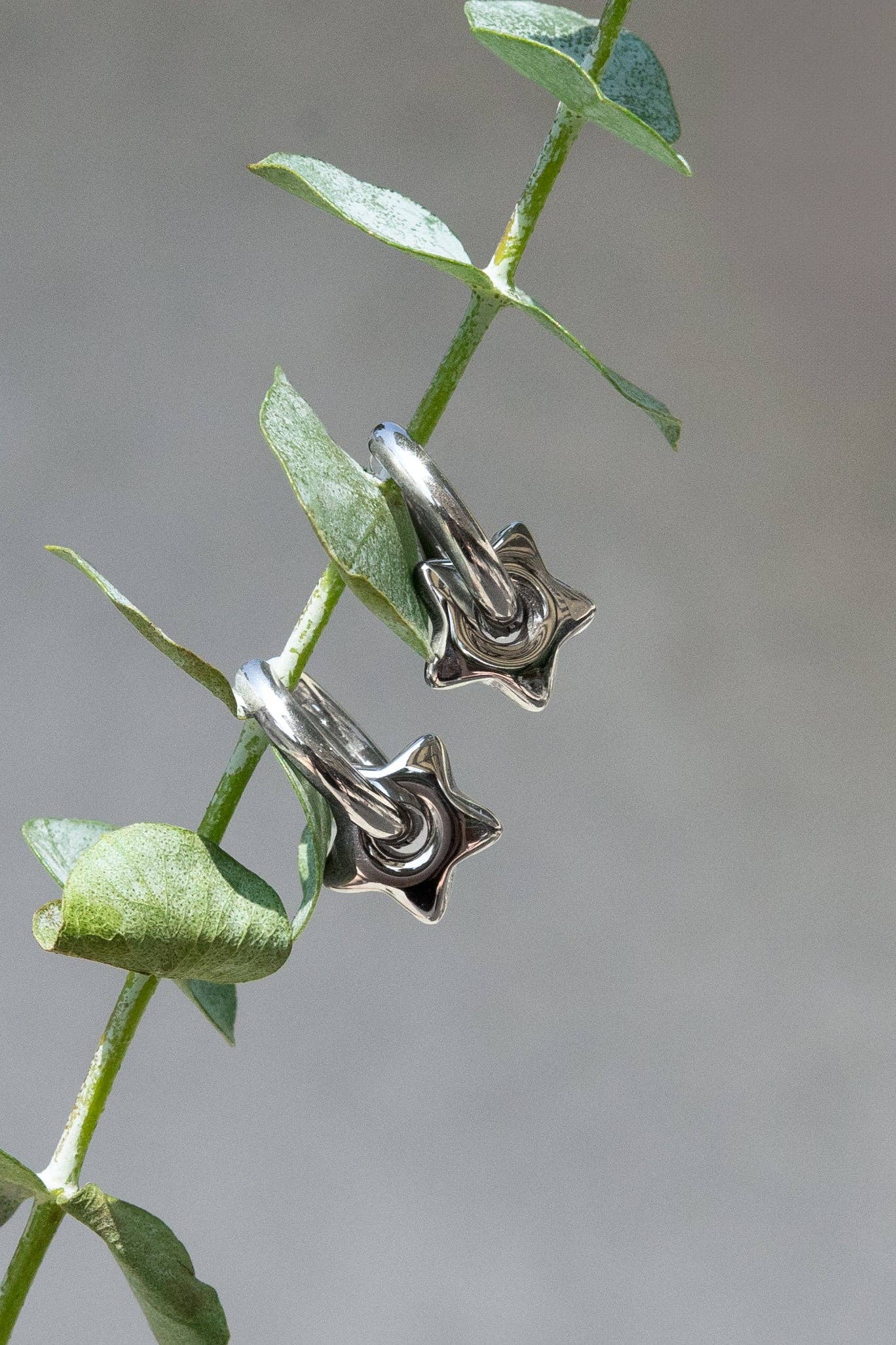 Estrella Hoops, Stainless Steel