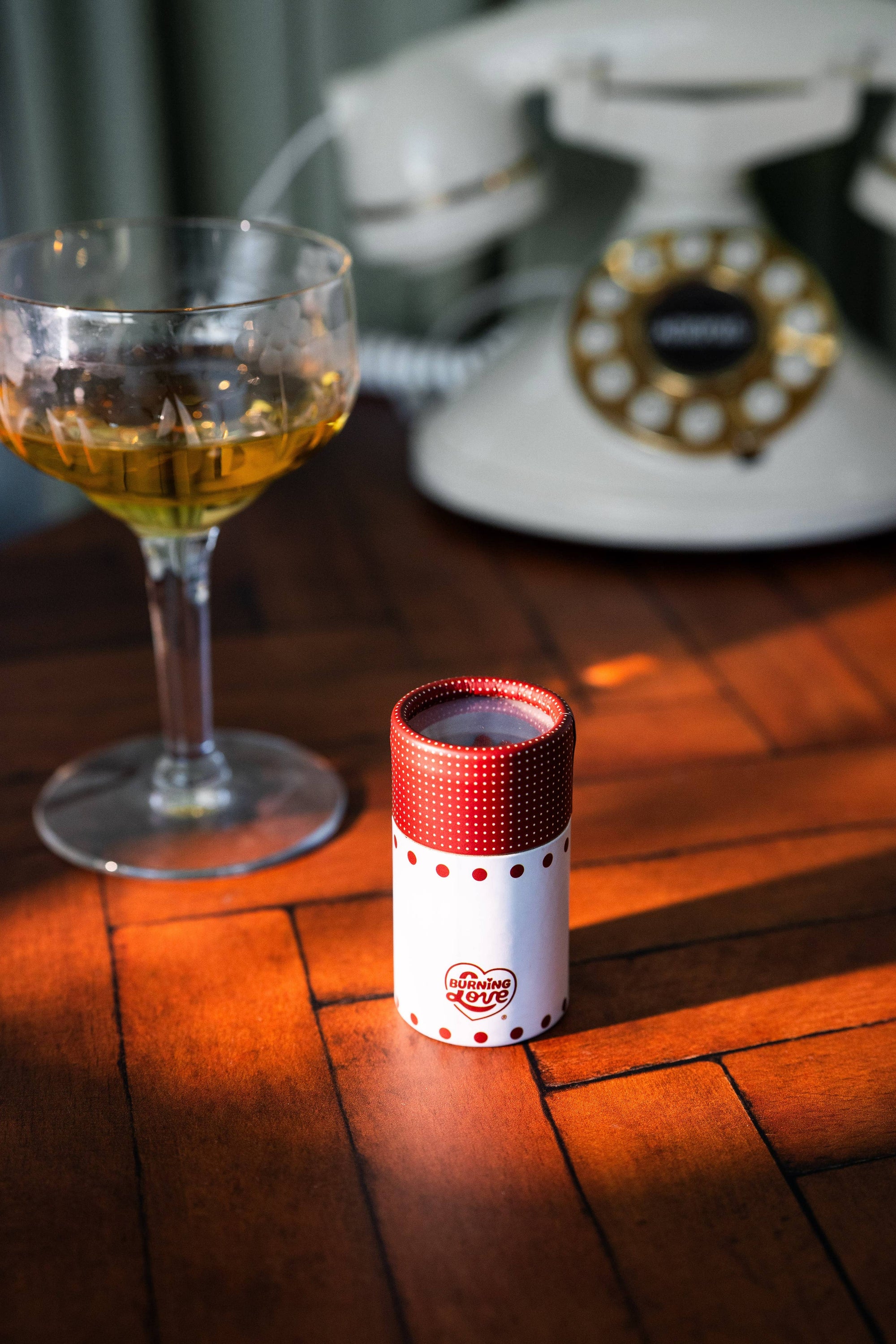 Cocktail Garnish Match Jar, Cherries