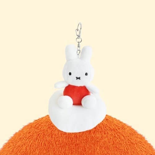 Miffy on a Cloud Plush Keychain