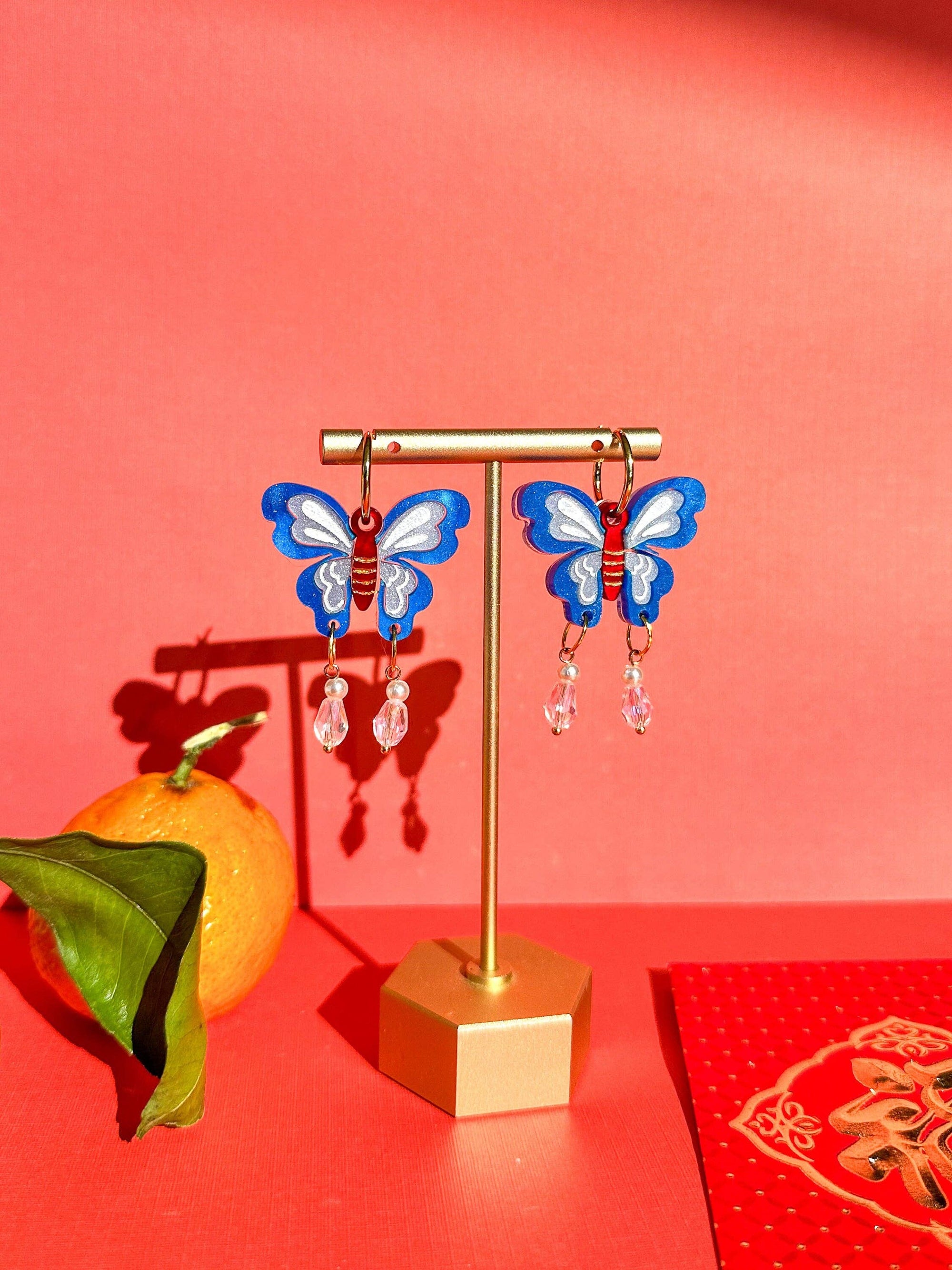 Oriental Butterfly Earrings