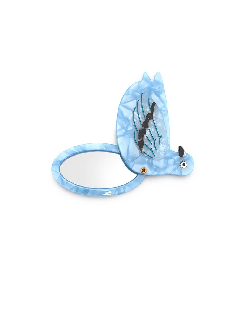 Folding Compact Mirror, Pigeon