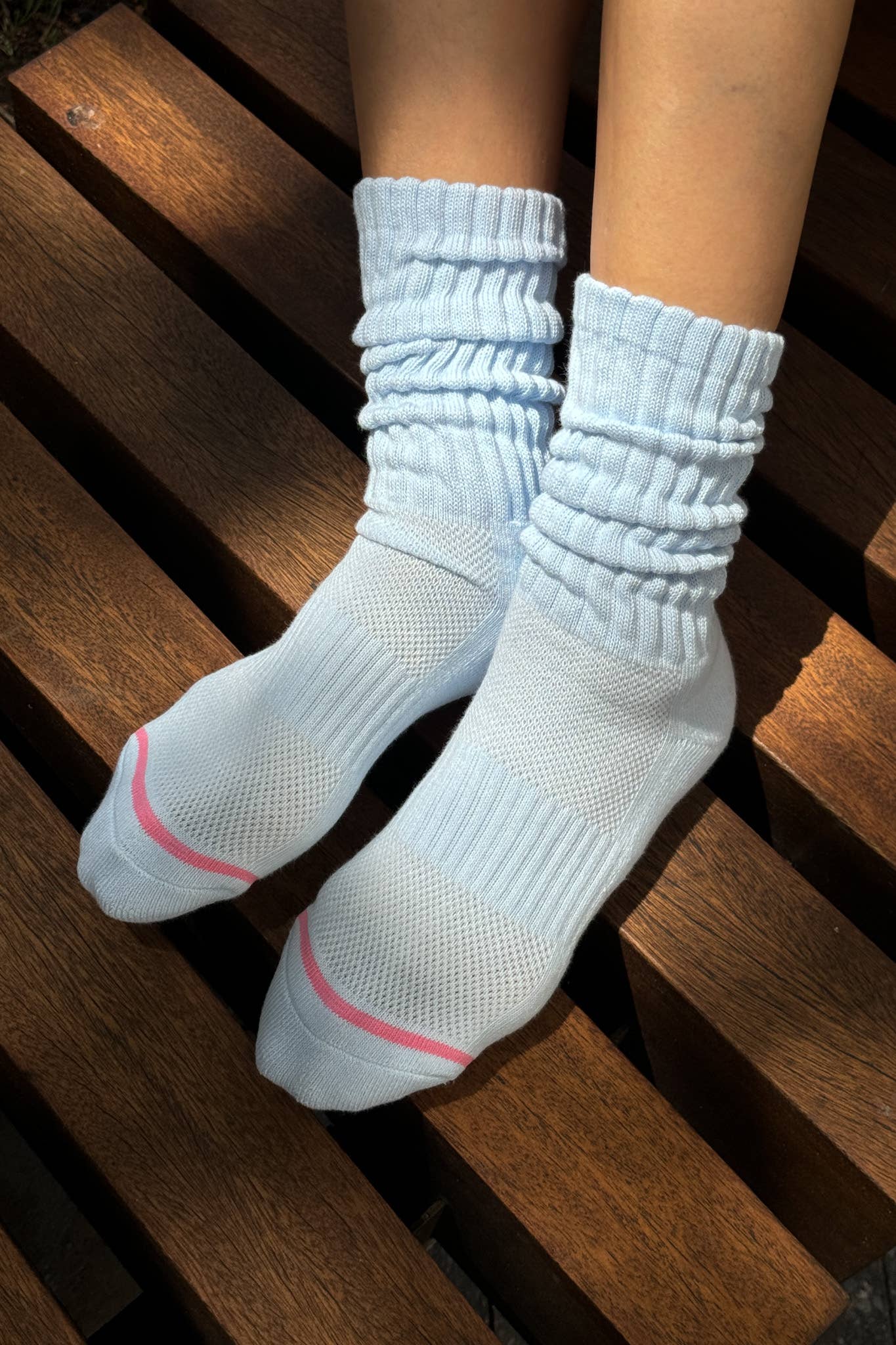 Ballet Socks, Baby Blue