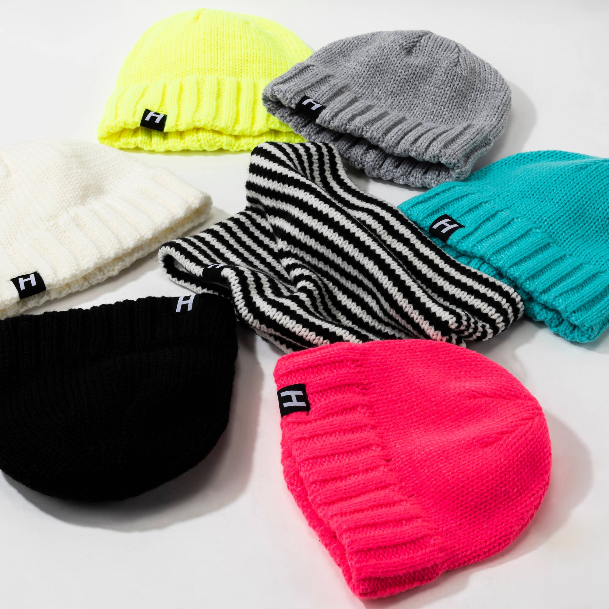 Kids Beanie, Neon Yellow