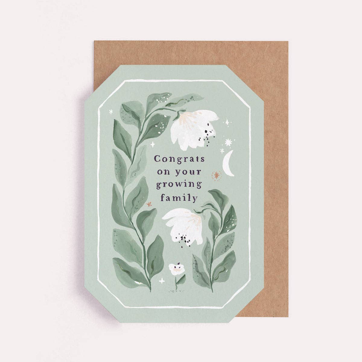 Growing Family New Baby Card