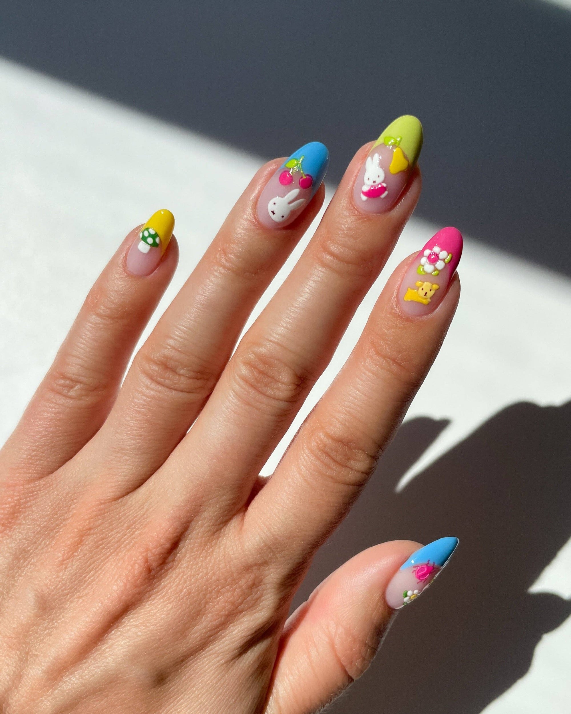 Nail Art Sticker, Miffy in the Meadow